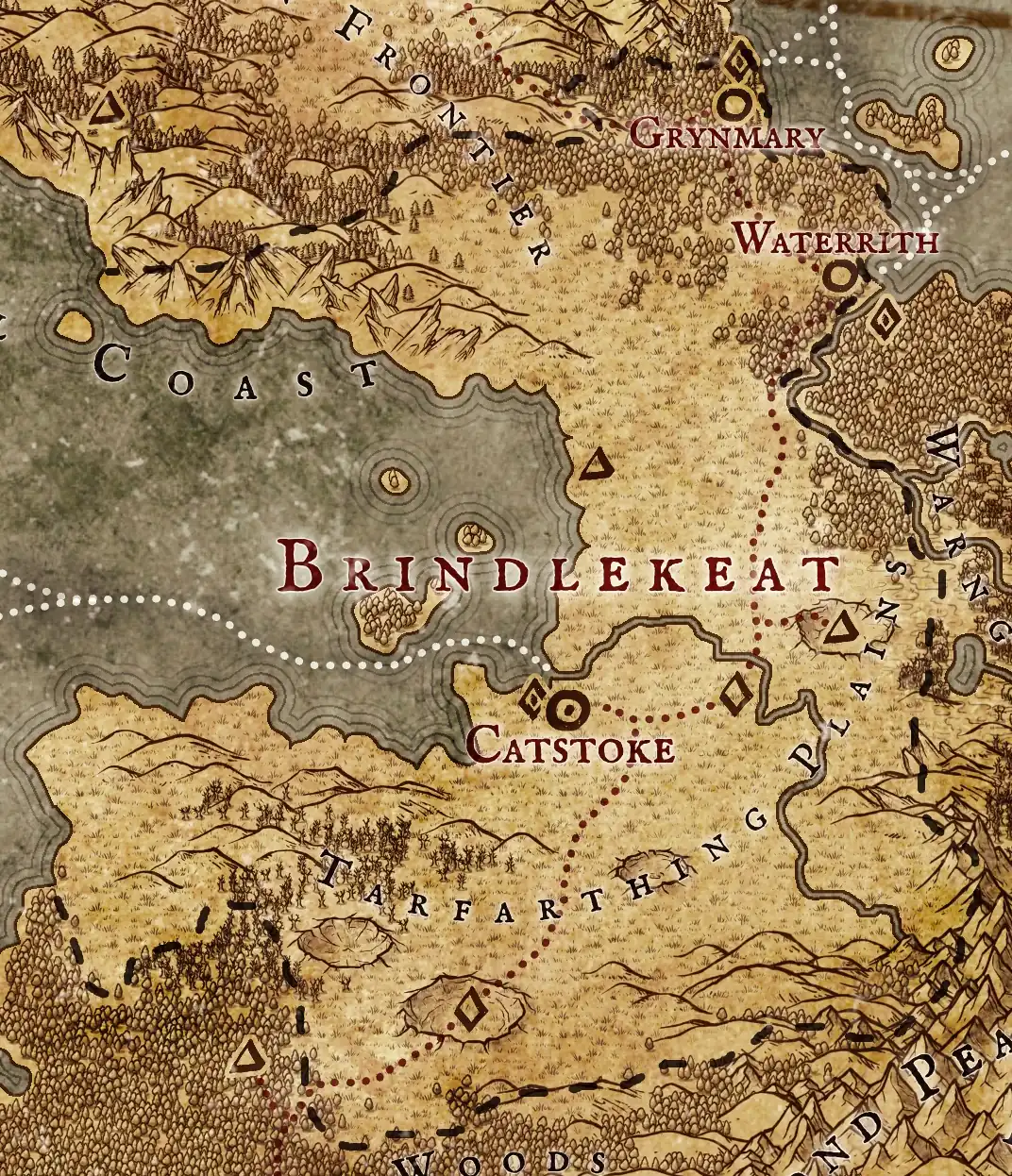Brindlekeat Map