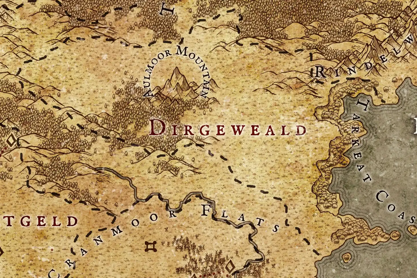 Dirgeweald Map