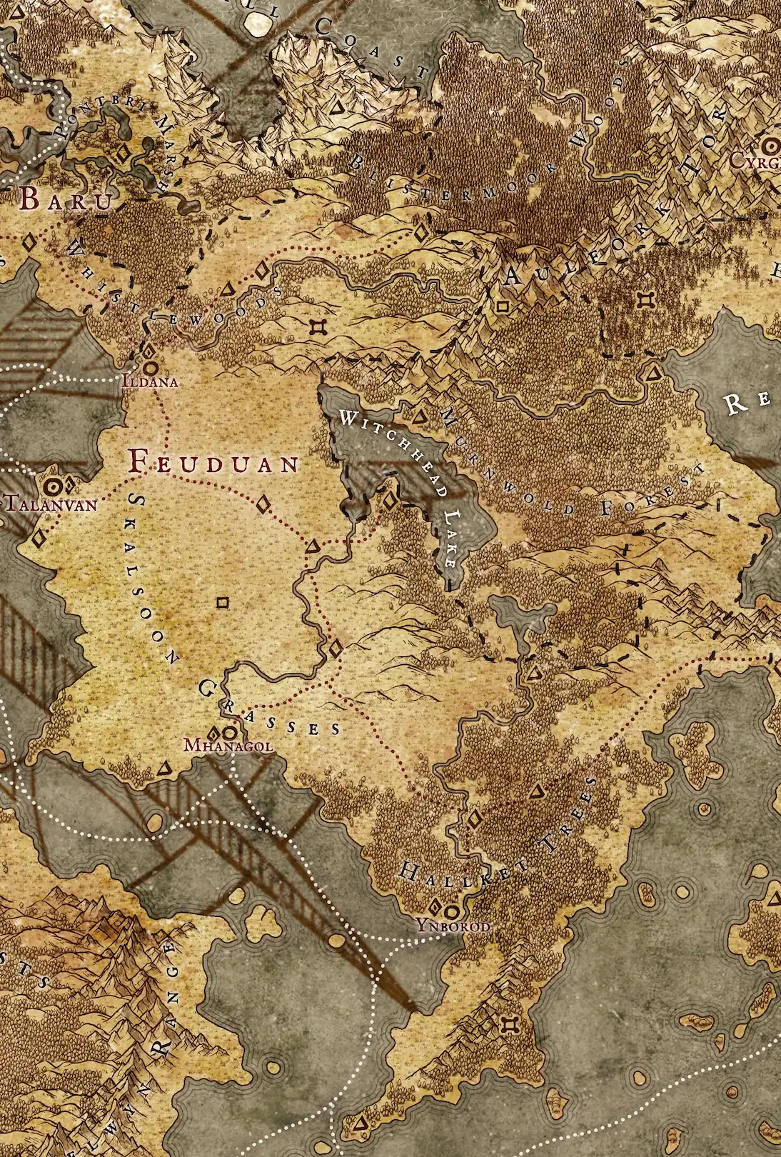 Feuduan Map