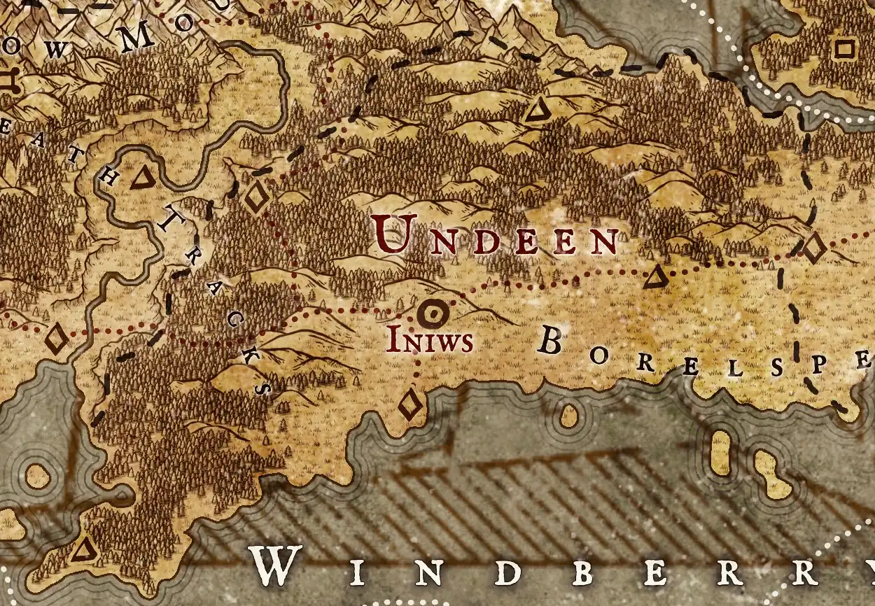 Undeen Map