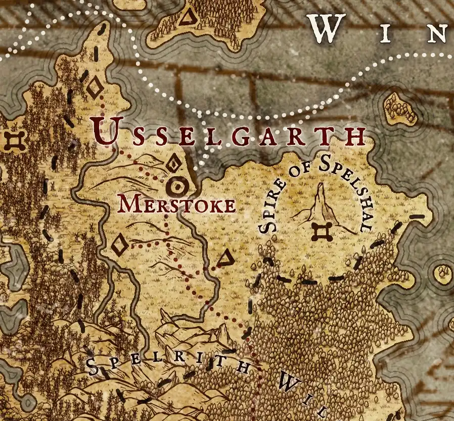 Usselgarth Map